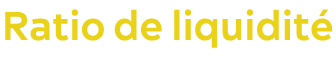 Ratio de liquidit 