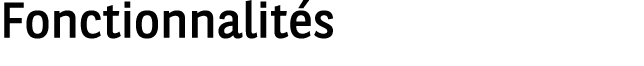 Fonctionnalit s