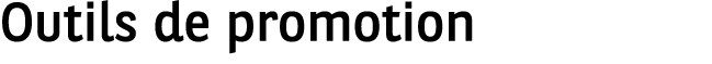 Outils de promotion